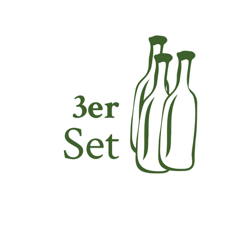 3er Set - Kernölflaschen